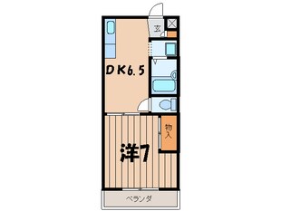 河野ハイム　No.6の物件間取画像